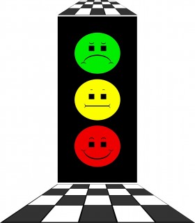 Inverted Moody Stoplight in Perspective